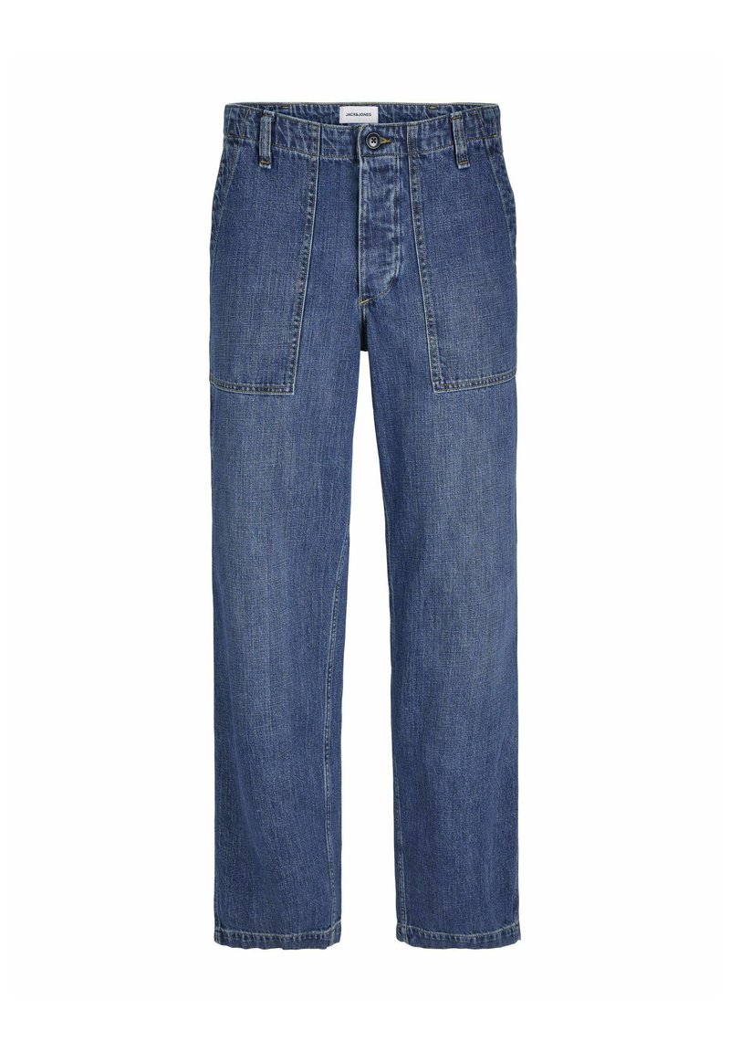 jack & jones Straight leg jeans blauw denim/bluedenim