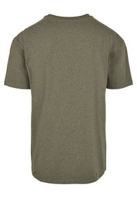 Urban Classics OVERSIZE MELANGE TEE - Basic póló - darkgreen melange