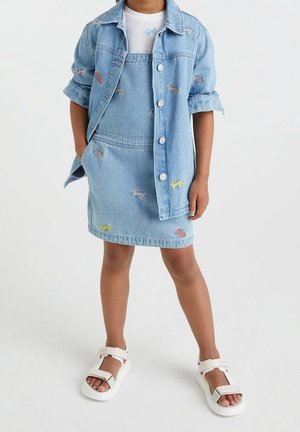 LOGO EMBROIDERY OVER - Jeansjacka - critter