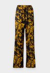 Trousers - black/gold coloured