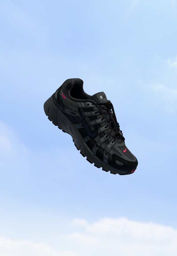 P-6000 RPS BG UNISEX - Sneakers low - med ash/black/iron grey/hyper pink/smoke grey