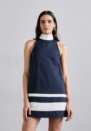 AHOY DRESS - Denné šaty - navy/ivory