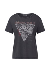 Street One Studio Print T-shirt - grau