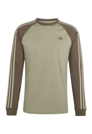 adidas Originals, 3S LS TEE - Maglietta a manica lunga - silver pebble   branch