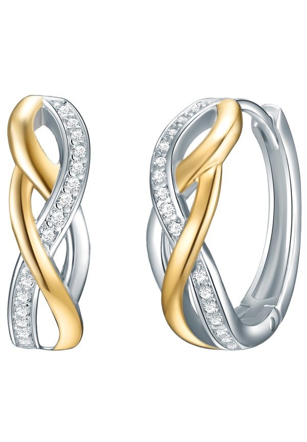 BI-COLOR  - Ohrringe - silberfarben