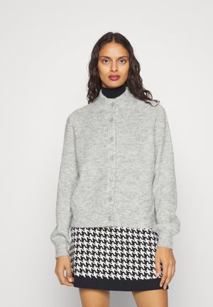 SLFMALLY CARDIGAN CAMP - Cardigan - grey