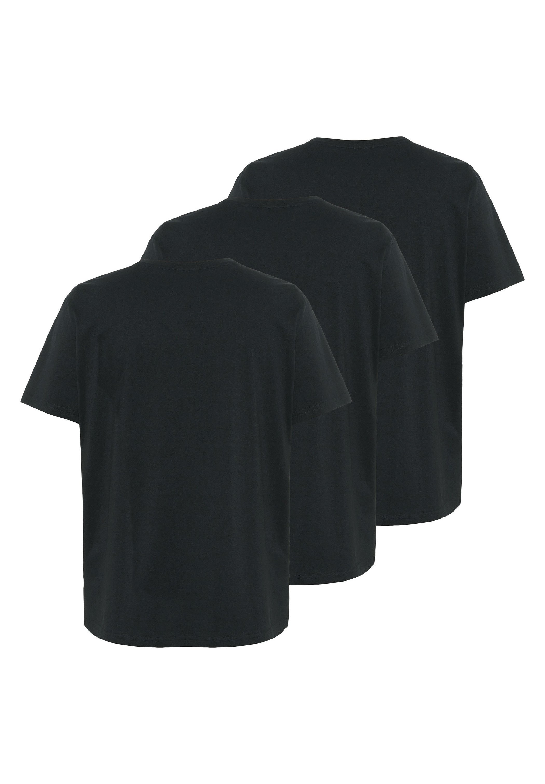 Sublevel 3er-Pack Herren Basic T-Shirts – Rundhals, Weiche Baumwolle, Alltagstauglich