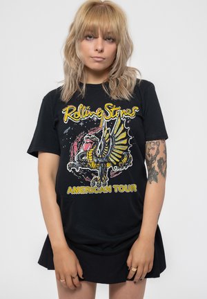 THE ROLLING AMERICAN TOUR DRAGON BOYFRIEND FIT - Print T-shirt - black