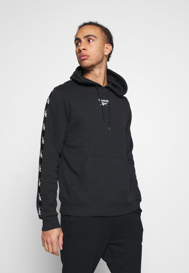 TAPE HOODIE - Sweat à capuche - black