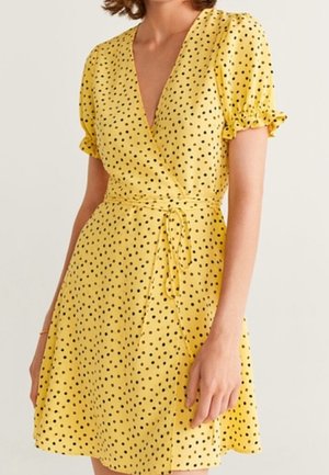Mango Vestito casual - yellow