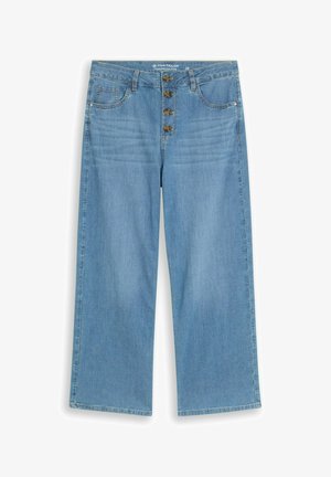 TOM TAILOR, TTNELMA CULOTTE FIT - Wide Leg - clean light stone blue denim