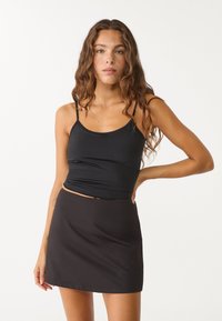 Stradivarius - Minirock - black Thumbnail-Bild 1
