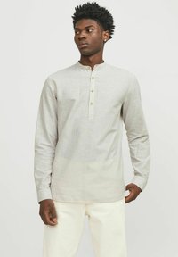 Jack & Jones SUMMER HALF PLACKET  - Camicia - crockery