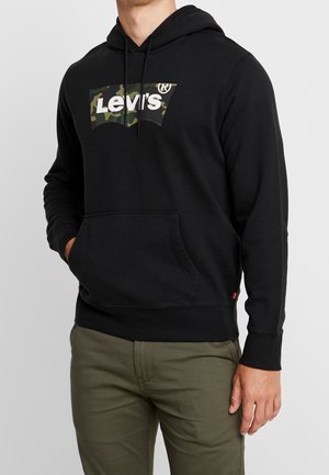 Jersey con capucha - black