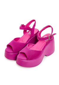 Cesare Gaspari Sandalen met hoge hak - fushia