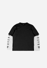 SINNER UNISEX - Topper langermet - black/white