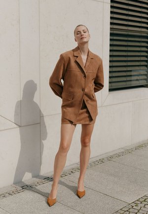 LeGer by Lena Gercke EIKE - A-snit nederdel - cognac