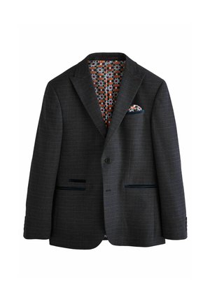 CHECK - REGULAR FIT - Puvuntakki - navy