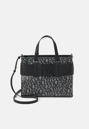 WOMAN BIG TOTE - Borsa a mano - beige/black