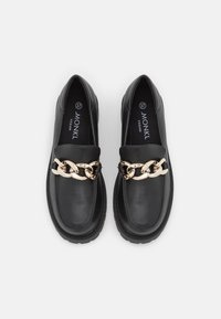 Monki Sapatos sem atacadores - black
