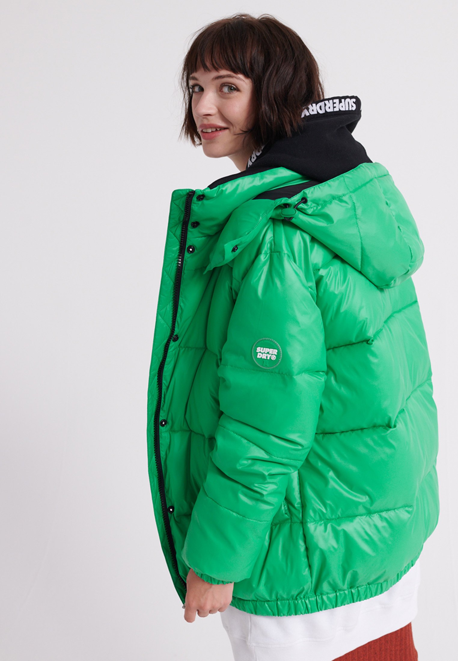 doudoune verte superdry