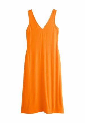 TALL FIT - MIDI SLIP SUMMER - Päevakleit - orange