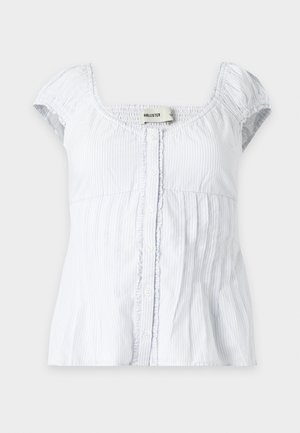 Hollister Co., SLIM PINTUCK SHORT - Débardeur - white