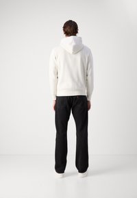 Calvin Klein HORIZONTAL LOGO ZIP THRU HOODIE - Mikina so zipsom - silver birch