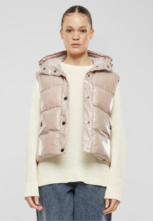 Urban Classics SHINY  - Waistcoat - duskrose