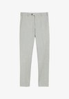 SKINNY FIT MOTIONFLEX STRETCH - Pantalon de costume - mottled light grey