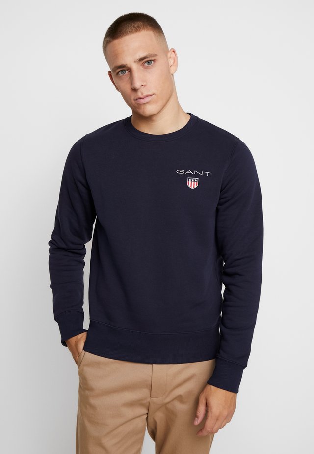 MEDIUM SHIELD CNECK - Collegepaita - evening blue