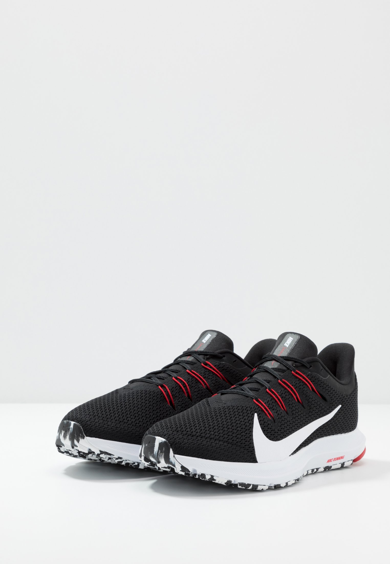 QUEST 2 - Neutral running shoes - black/white/anthracite/university red QUEST 2 - Neutral running shoes - black/white/anthracite/university red