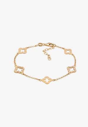 Elli LUCKY CLOVER - Armband - gold-coloured