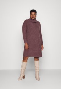 ONLY Carmakoma CARJANA PLUS SIZE - Vestido de malha - rose brown