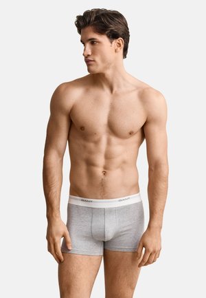 GANT, CORE TRUNK 3-PACK - Kurze Boxershorts - light grey melange