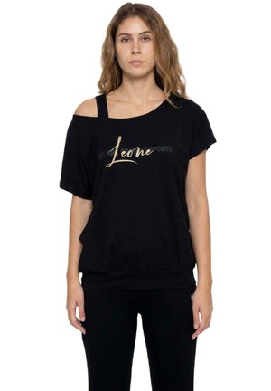 LEONE 1947, T-SHIRT - T-shirt imprimé - black-light grey solid