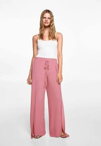 Mango Kids Hlače - pink