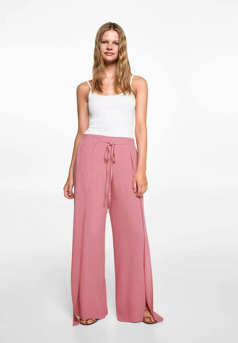 Mango Kids Hlače - pink