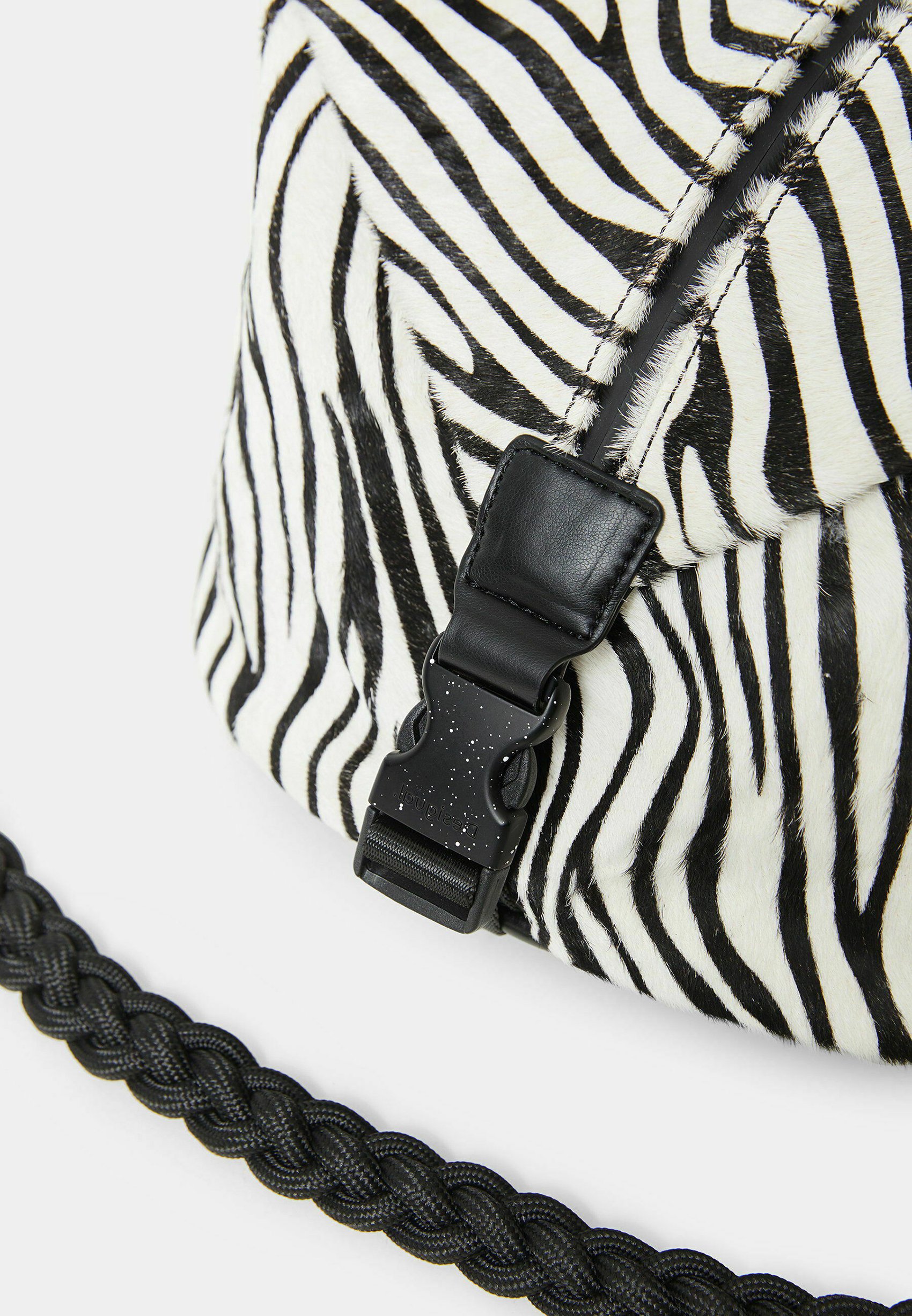 Desigual FOLDING BACKPACK ZEBRA - Zaino - white/bianco - Zalando.it
