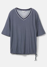 TOM TAILOR Camiseta estampada - mottled blue