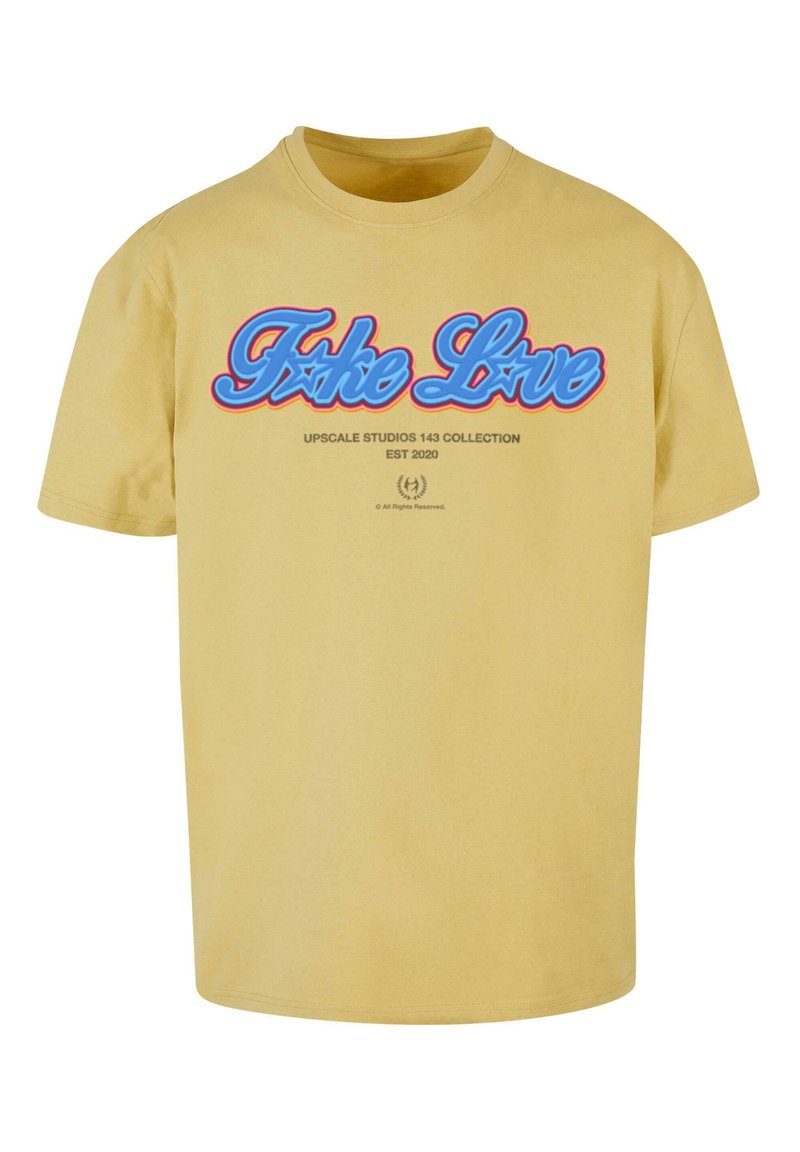 Upscale by Mister Tee T-shirt print beige Upscale by Mister Tee T-shirt print beige