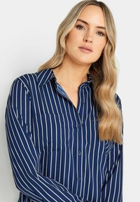 Long Tall Sally STRIPE LONGLINE  - Hemdbluse - navy