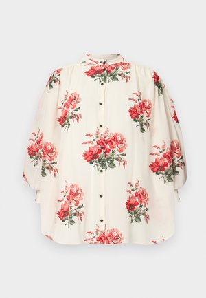 CHEMISE - Blúzka so zapínaním na gombíky - white/red