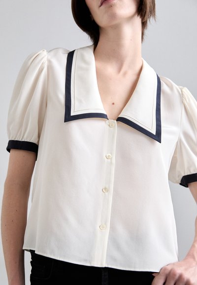 FRAME SAILOR BLOUSE - Button-down blouse - cream multi