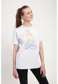 Disney - MICKEY MOUSE BIG PRIDE - T-shirt imprimé - white Image miniature 1