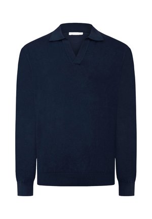 Långärmad tröja - blue avio solid