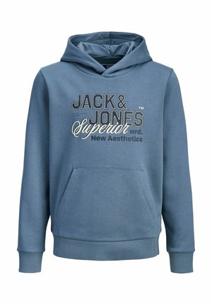 JJELOGO 2 COL  - Felpa con cappuccio - blue mirage