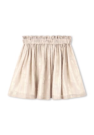 LAMÉ JACQUARD - Jupe trapèze - dore