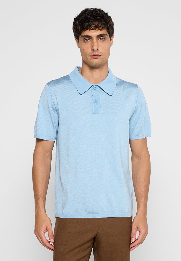 sandro Poloshirt lichtblauw