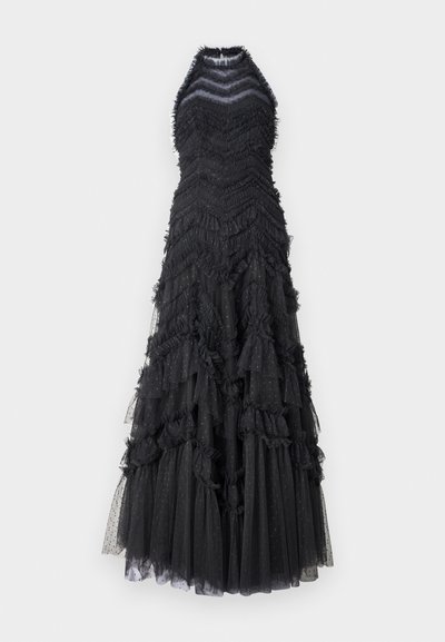 Needle & Thread ELIA HALTER NECK GOWN - Iltapuku - graphite